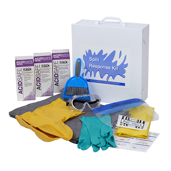 Wyk Spill Cabinet, Acidsafe, Ppe Kit AS3100