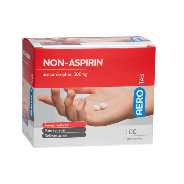 Aerotab Non-Aspirin Tablets ATNA100