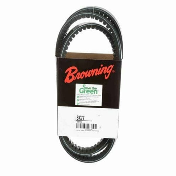 Zoro Select BX77 Cogged V-Belt, 1 Ribs 42W433