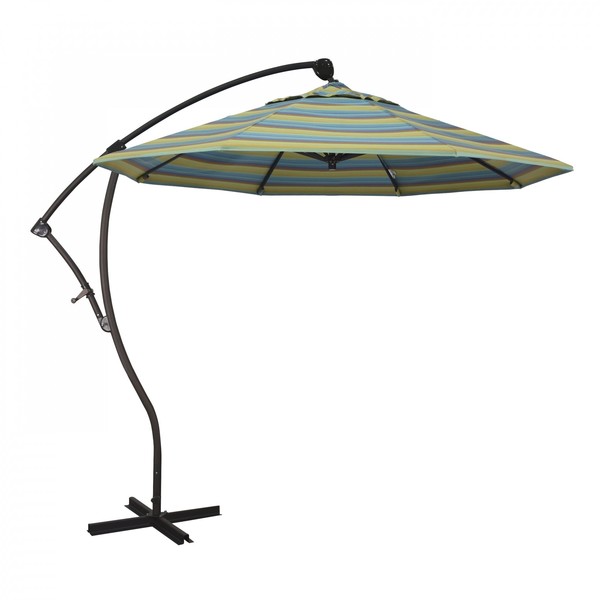 California Umbrella Cantilever, Bronze Aluminum Pole, 9 Ft., Su 194061010174