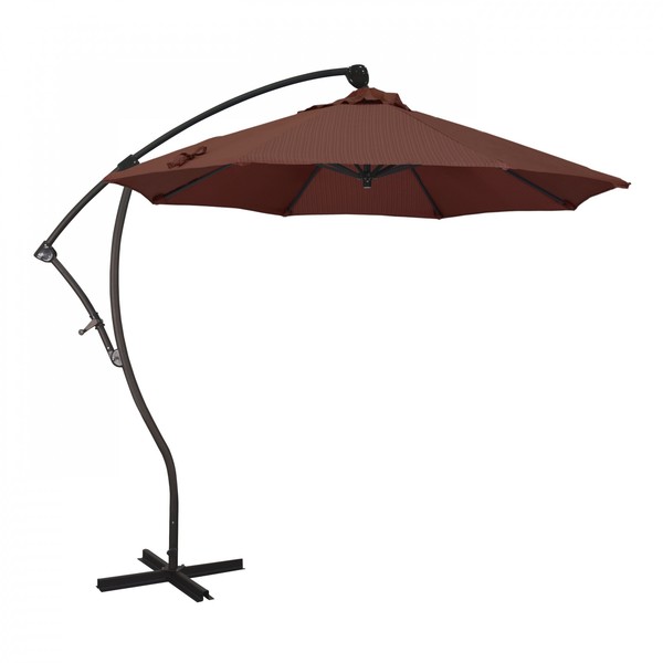 California Umbrella Cantilever, Bronze Aluminum Pole, 9 Ft., Ol 194061010464