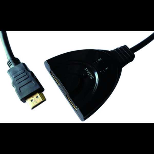 Steren Pigtail Switcher, HDMI, 2x1 BL-526-032