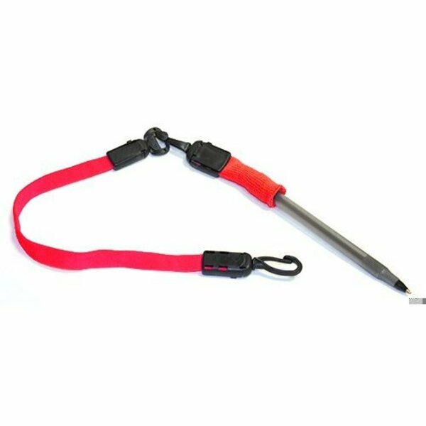 Ty-Flot Lanyard for Pen/Pencil, Red, PK100 BNCLP2RD