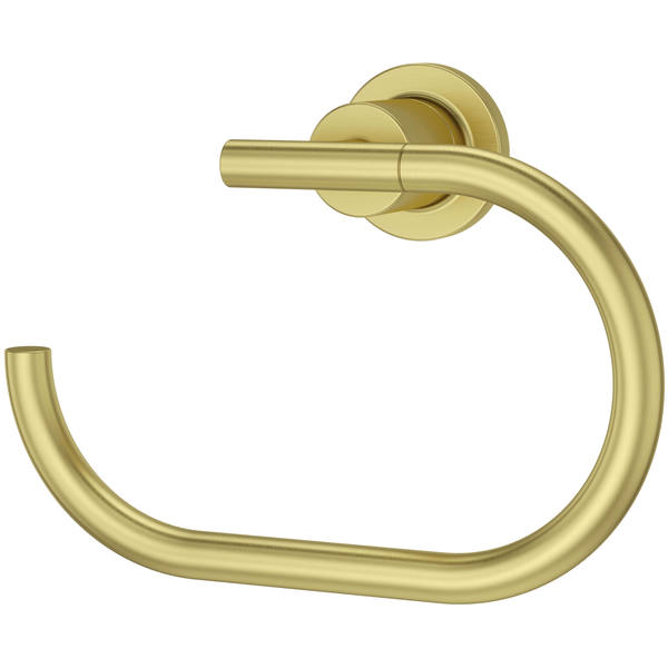 Pfister Contempra Towel Ring, Brushed Gold BRB-NC1BG