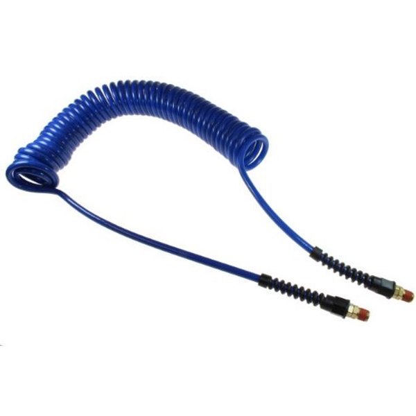 Coilhose Pneumatics Flexcoil 3/8" ID x 50' 1/4" MPT Swivel Dark Blue CO PU38-504B-B