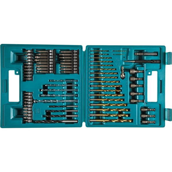 Makita Metric Drill and Screw Bit Set, 75pc B-49373