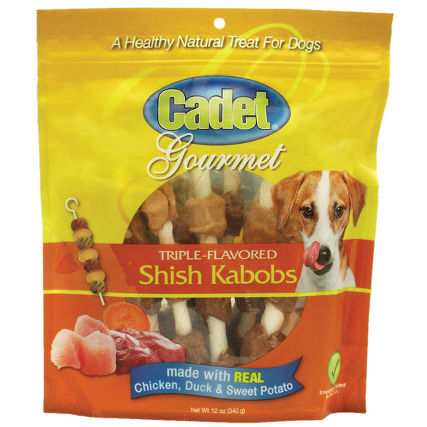 Cadet Gourmet Rawhide Shish Kabob Triple Flavo C01362