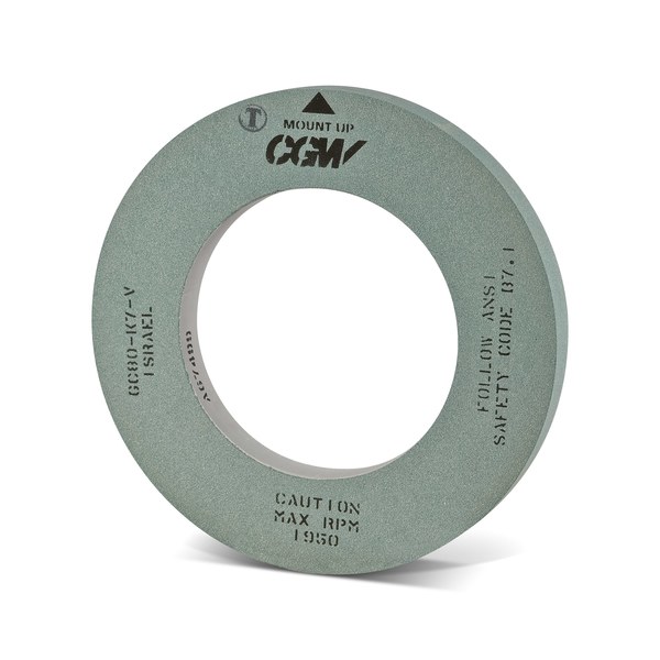 Cgw Abrasives Grinding Whl, 20x1x8, T1, GC80-K-7V 37815