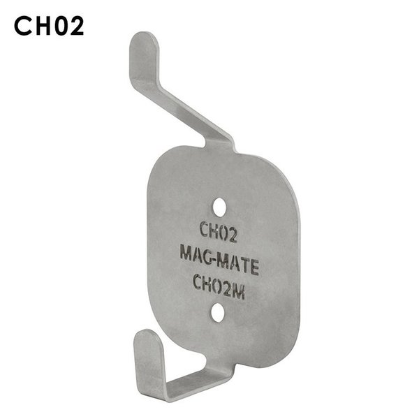 Mag-Mate Coat Hook Holder with 2 Hooks CH02