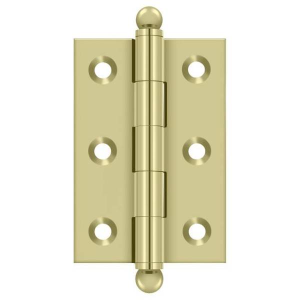 Deltana Bright Brass Door and Butt Hinge CH2517U3-UNL