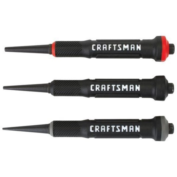 Craftsman Nail-Set Punch, 1/32", 2/32", 3/32 CMHT82541