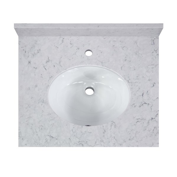 Cahaba Vanity Top w/Ceramic Basin, 25x 22 in CAVT25RM