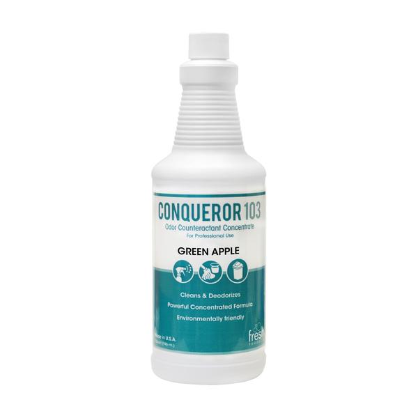 Conqueror 103 Liq, Odor Counteractant, Green Apple, PK12 103Q