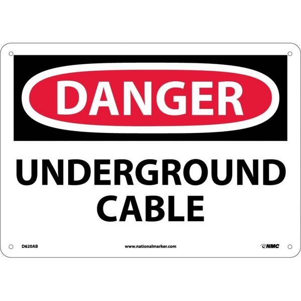 Nmc Underground Cable Sign, D620AB D620AB