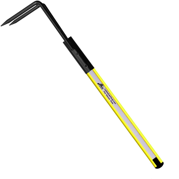 Leatherhead Tools Hi-Viz Yellow Rubbish Hook, 14 ft. and B DBY-14RH-B