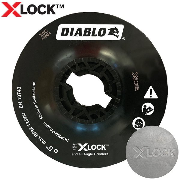 Diablo X-LOCK Back-Up Pad, 5 DCP050PADX01F