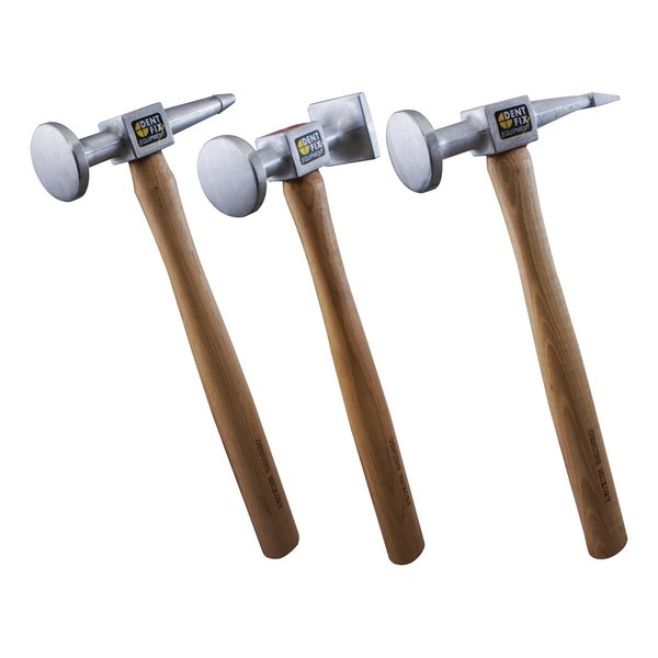 Dent Fix Equipment Hammer, Aluminum Set, 3 pcs. DF-AH714