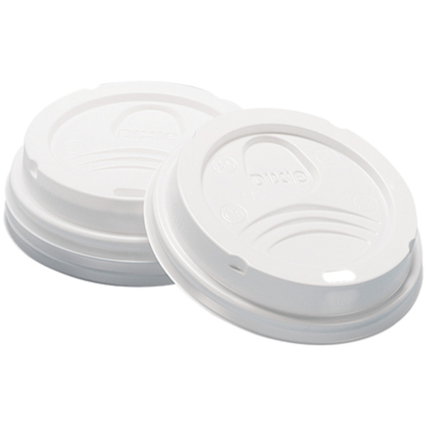 Dixie Dixie® PerfecTouch Cup Lids, 8 oz., White, 1000/Case DIX8LID