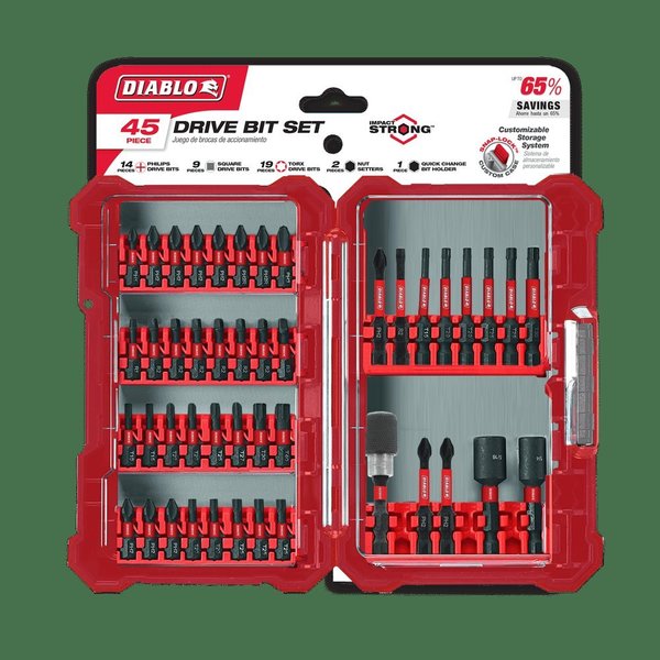 Diablo Hi-Performance Screw Driving Set Deliver DSC-S45