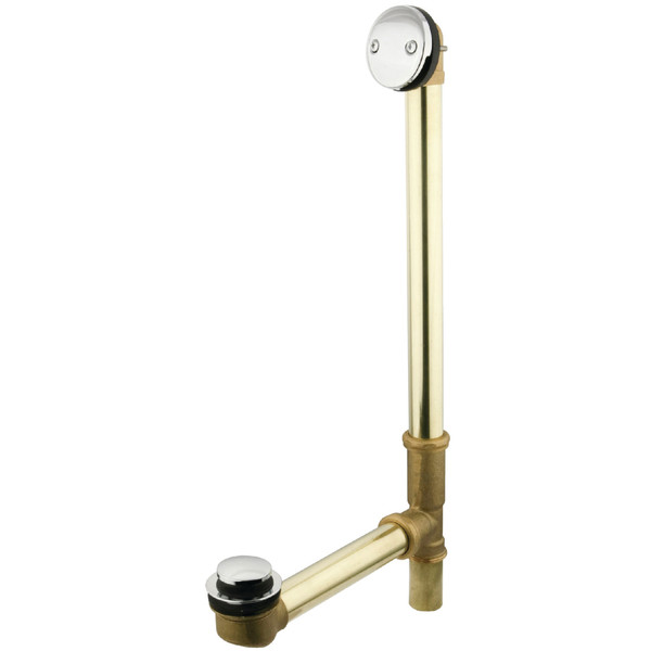 Kingston Brass DTT2201 Tip-Toe Bath Tub Drain with Overflow DTT2201