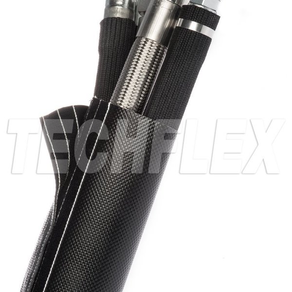 Techflex Gator Wrap 5", Black Abrasion Sleeve DWG5.00BK