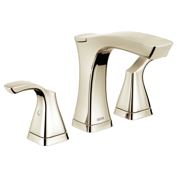 Delta Two Handle Widespread Bathroom Faucet 3552-PNMPU-DST