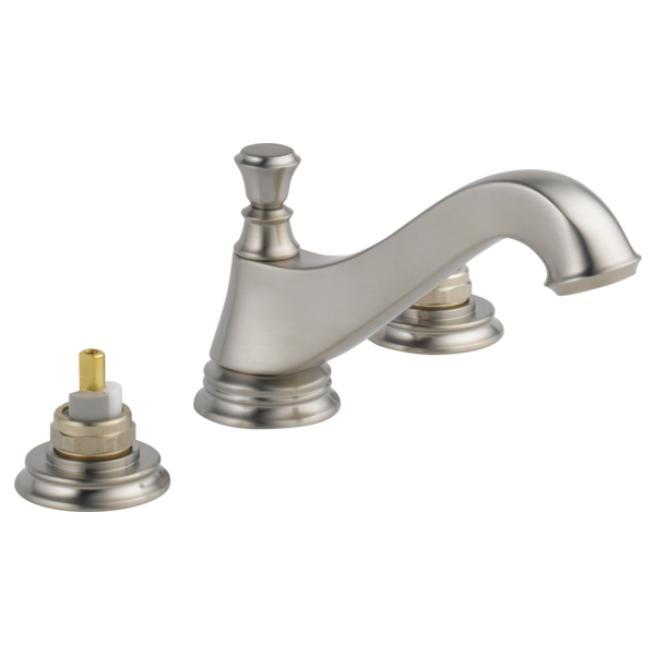 Delta 3-hole 6-16" installation Hole Widespread Lavatory Faucet, Stainless 3595LF-SSMPU-LHP
