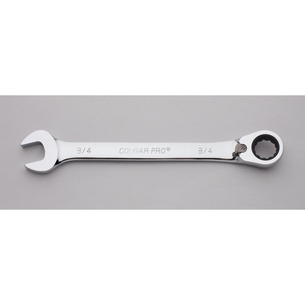 Cougar Pro Reverse Ratcheting Comb Wrench Full Poli E1522