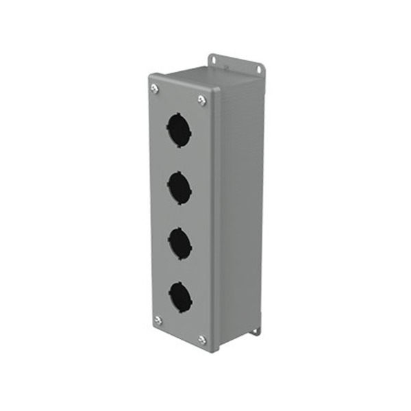 Nvent Hoffman Mild Steel Pushbutton Enclosure, 10 in H, 2-3/4 in D E4PB