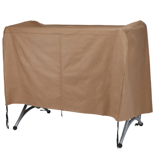 Duck Covers Essential Tan Patio Canopy Swing Cover, 90" ECS926258