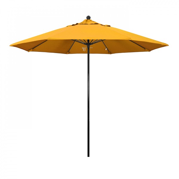 California Umbrella Patio Umbrella, Fiberglass Pole, 9 Ft., Pac 194061012604