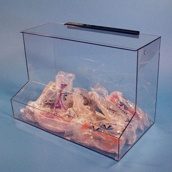 S-Curve Technologies Bulk Safety Glass and Earplug Dispenser,  EPD-8200 PETG