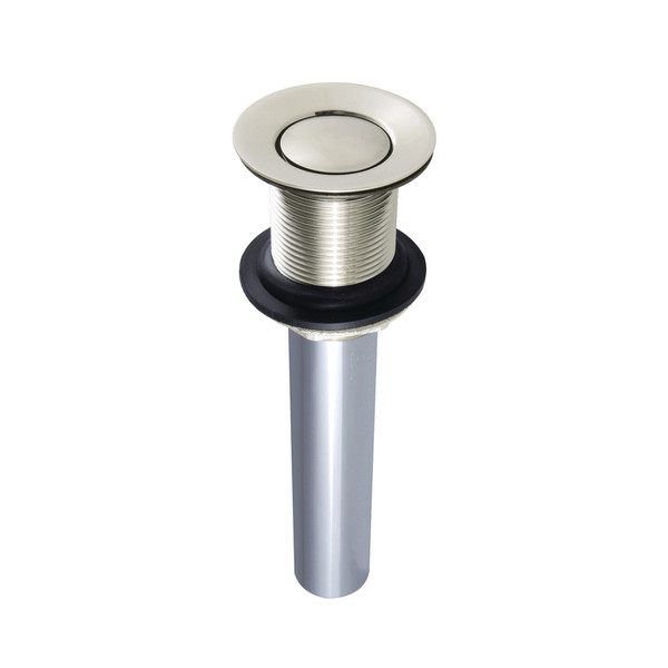 Kingston Brass Brass, Bathroom Sink Drain, Push Pop-Up Drain without Overflow EV8006