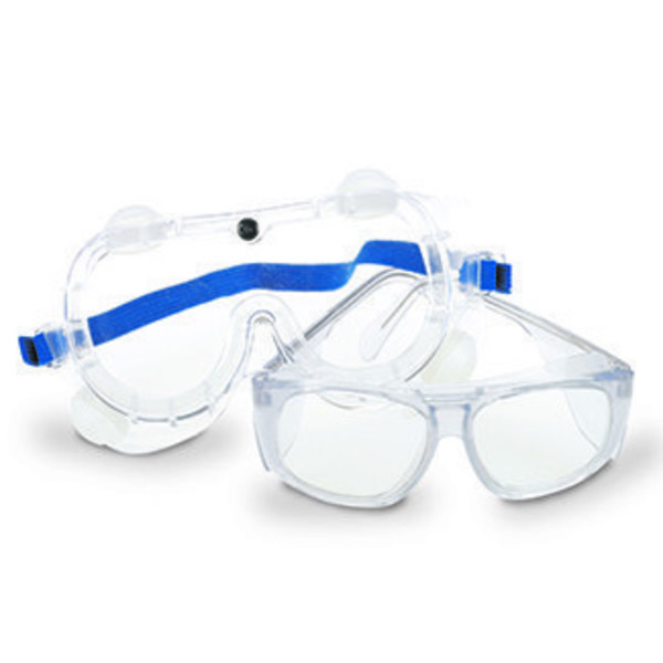 Medegen Medical Products Goggles, Safety Head, Clear, PK12 206-