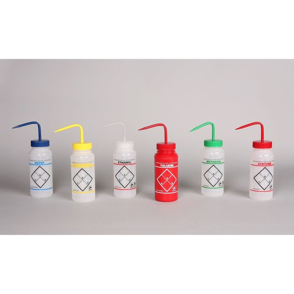Sp Bel-Art Assortment 2-Color Wash Bottles, Sa, PK6 F11646-0050