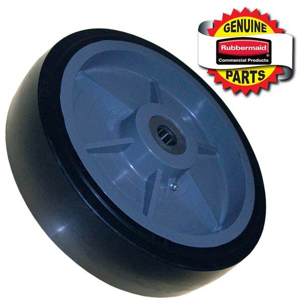 Rubbermaid Commercial Wheel, For Use With 5Z193, 5M641, 5M643-5 GRFG1026L60000