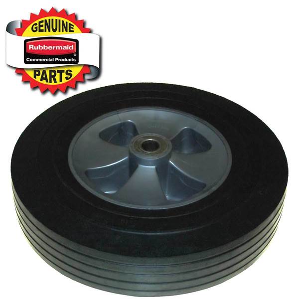 Rubbermaid Commercial Wheel, For Use With 1D653, 4YX37-9 GRFG1315L30000