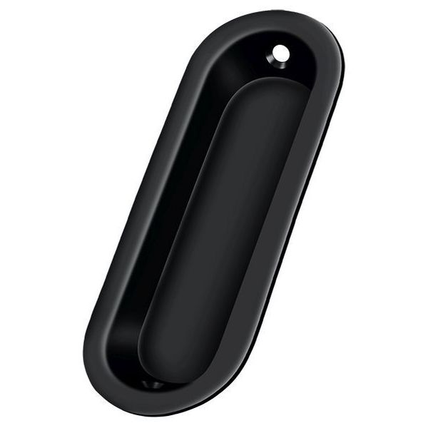 Deltana Flush Pull, Oblong, 3-1/2" X 11/4" X 5/16" Black FP223U19