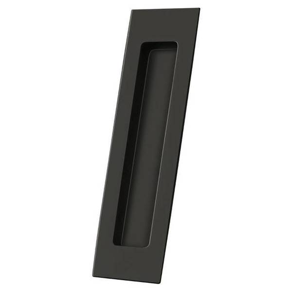 Deltana Flush Pull, Rectangular, Solid Brass, 7" X 1-7/8" X 3/8" Orb FP7178U10B