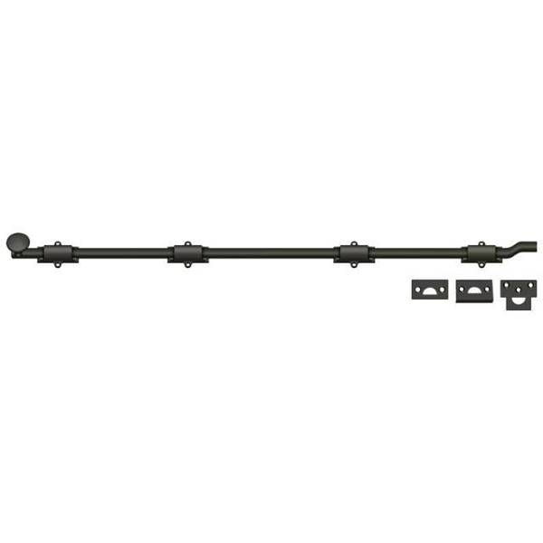 Deltana Surface Bolt With Off-Set, Heavy Duty Oil Rubbed Bronze 42" FPG4210B