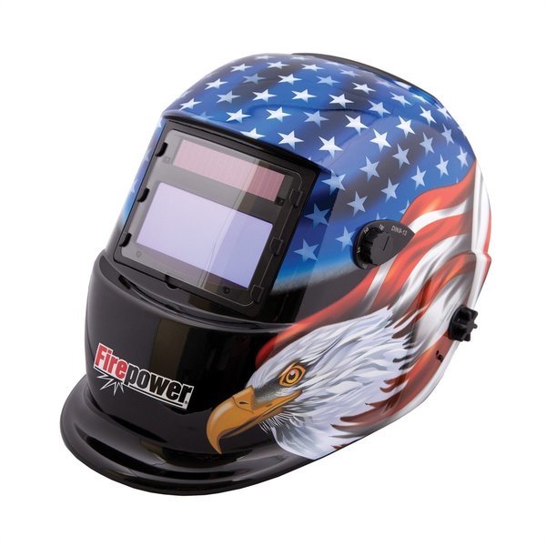 Firepower Auto-Darkening Welding Helmet, Stars/St FPW1441-0087