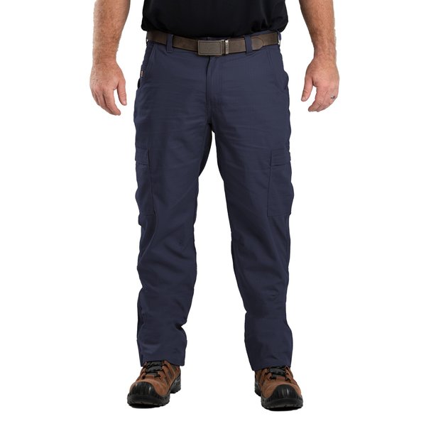 Berne Flame Resistant Ripstop Cargo Pant, 34 FRP14