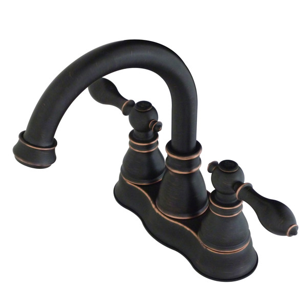 American Classic Dual Handle 4" Mount, 2 Hole FSC1616ACL 4" Centerset Lavatory Faucet, Naples Bronze FSC1616ACL