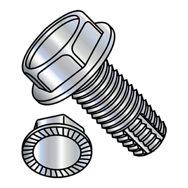 Zoro Select 3/8"-16 x 2-1/2 in Hex Hex Machine Screw, Zinc Plated Steel, 350 PK 3740FWS