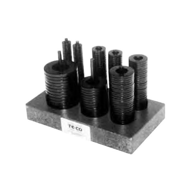 Te-Co Flat Washer, Fits Bolt Size M6, M8, M12, M16, M20, M24 , Steel Black Oxide Finish 63699