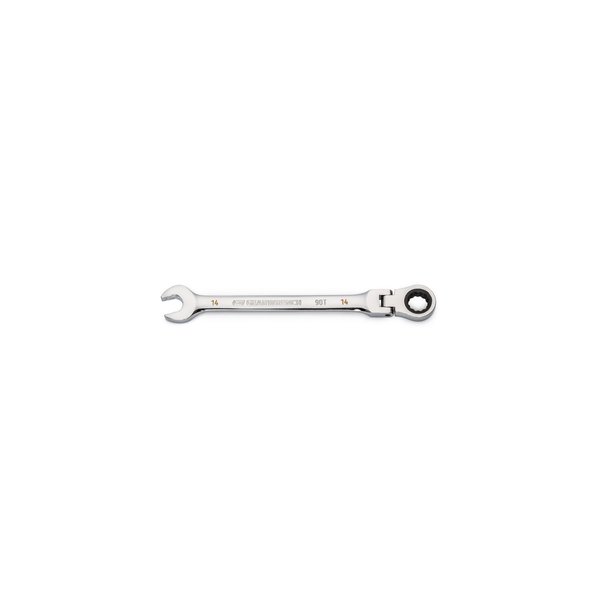 Gearwrench 14mm 90-Tooth 12 Point Flex Head Ratcheting Combination Wrench 86714