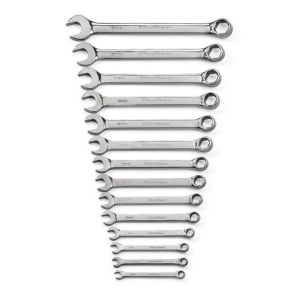 Gearwrench 14 Piece 6 Point Combination Metric Wrench Set 81925