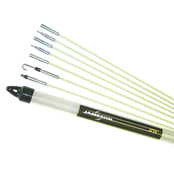 Jameson Glow Rod Kit with 10-1/2 Feet of Fiberglass Fish Rod 7S-718T