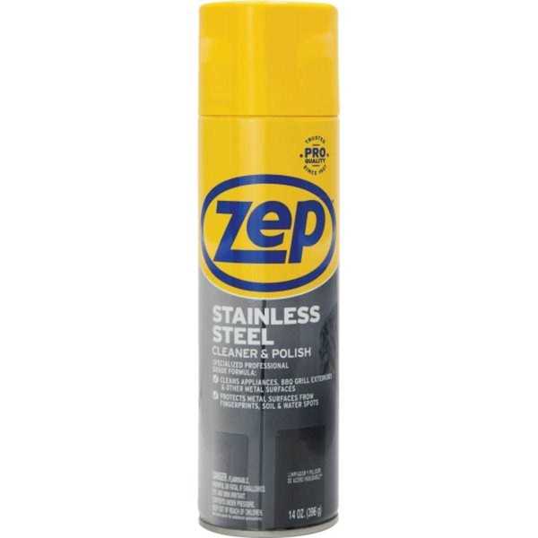 Zep Stainless Steel Cleaner, 16 oz., PK4 1048844