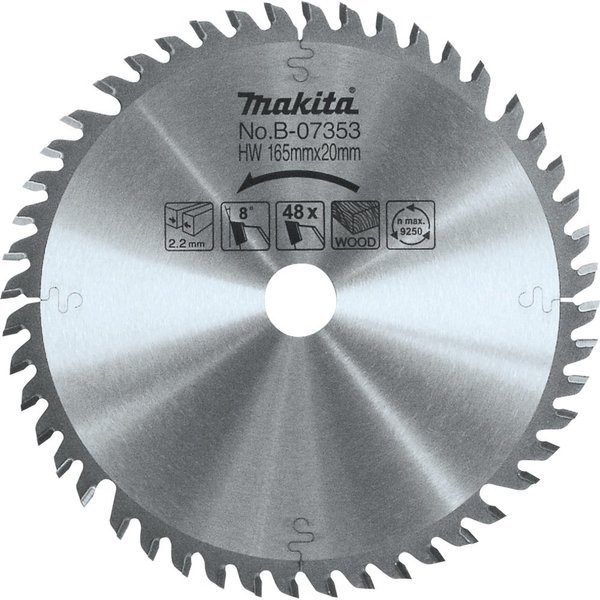 Makita Carbide-Tipped Plunge Saw Blade 6-1/2 B-07353